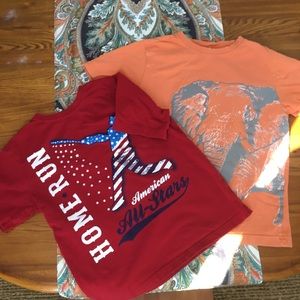 Super cool 2 t shirt bundle! Size 8 :)